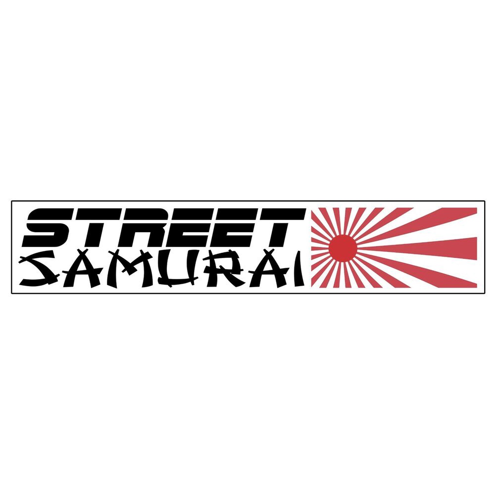 Street Samurai Funny Drag Drift Racing Race JDM Vinyl Slap Box Sticker ...