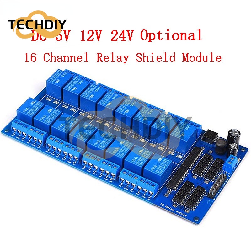 DC 5V 12V 24V 16 Channel Relay Module For arduino ARM PIC AVR DSP ...