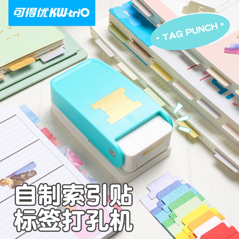 Loose-leaf Separator Label Punch Machine Puncher DIY Index Dividers ...