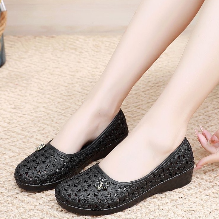 CMM korea style 981 Ladies Black shoes > School shoes > fashion summer women's flat loafers