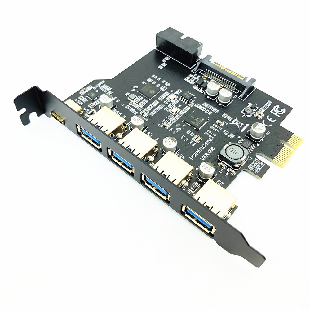 PCI Express USB 3.0 Expansion Card Adapter PCIE USB 3.0 HUB Controller