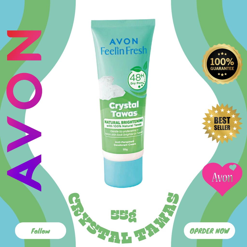 Avon Feelin Fresh Crystal Tawas Quelch 55g 1 Tube Shopee Philippines