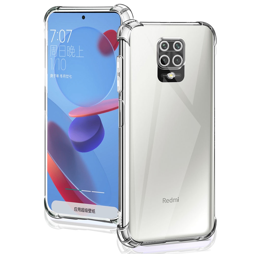 For Xiaomi Redmi Note 9 9s 9T Note9 Pro Max Case Clear Shockproof ...