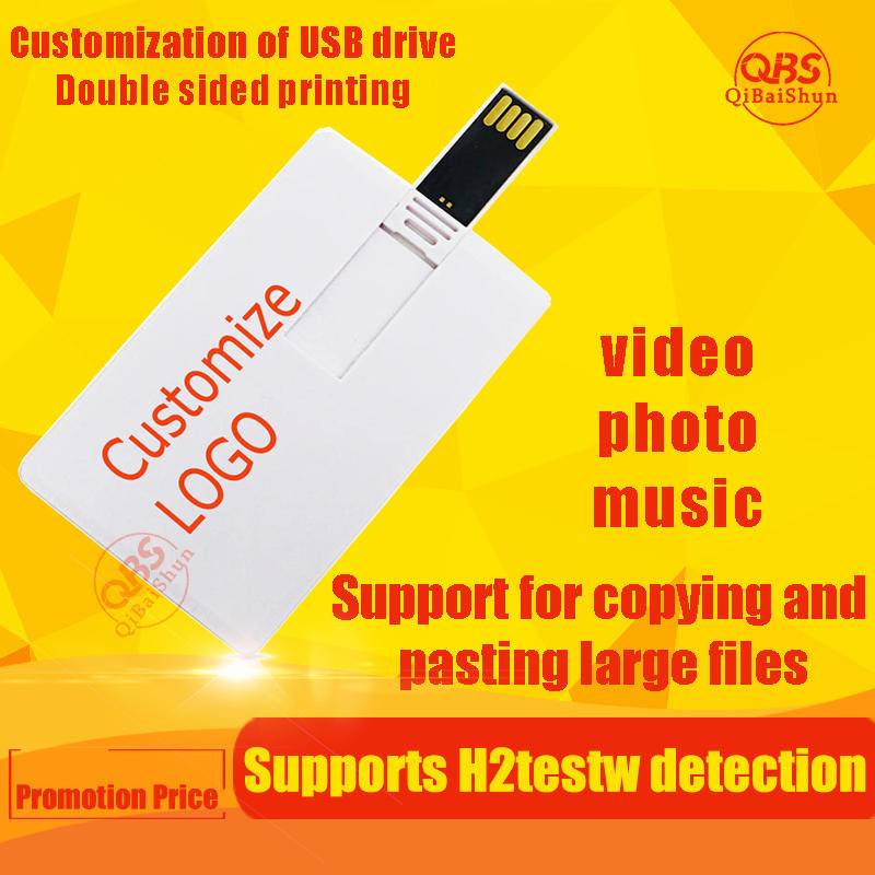 Logo Customize Free Personalized Photo Bank Card Super Slim USB Flash ...