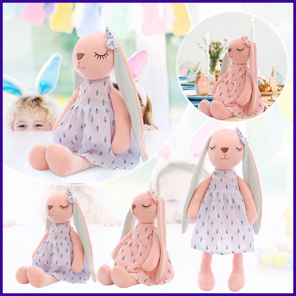 Rabbit Plush Stuffed Dolls Plush Bunny With Floppy Ear Stuffed Animal ...