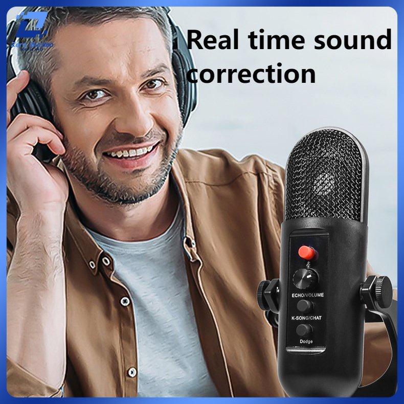 USB Reverb Bluetooth Microphone Live Streaming Equipment Mobile Phone