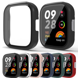  Protective Case Compatible for Redmi Watch 3 Active/Redmi Watch  3 Lite Case Cover, Hard PC Temper Glass Bumper Ultra-Thin Full Cover for  Xiaomi Watch 3 Lite Screen Protector : Cell Phones