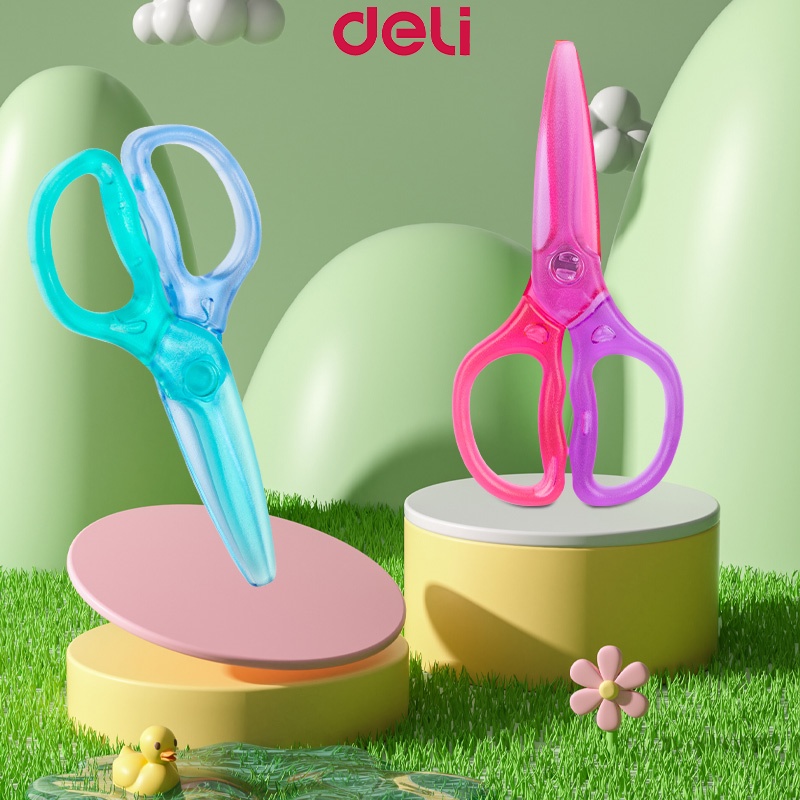 Deli Scissors Student Handmade PaperCut Stationery Scissors School