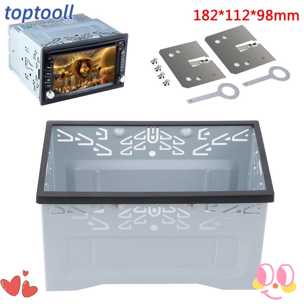 TOPTOOL Car Radio Mounting Kit Hot Double DIN Iron Frame Car Stereo