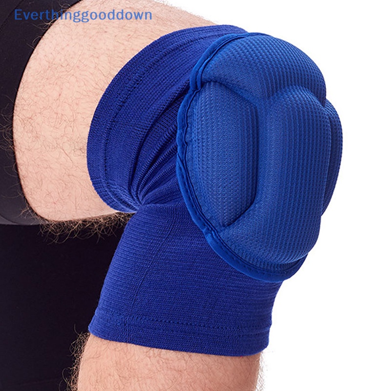 Everthing 2pcs Thickened Sports Sponge Knee Pads Elastic Support