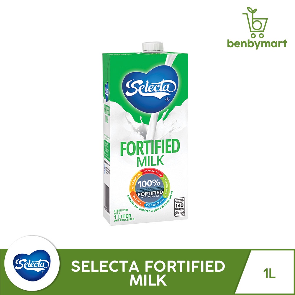 Selecta Fortified Milk 1 Liter | Shopee Philippines