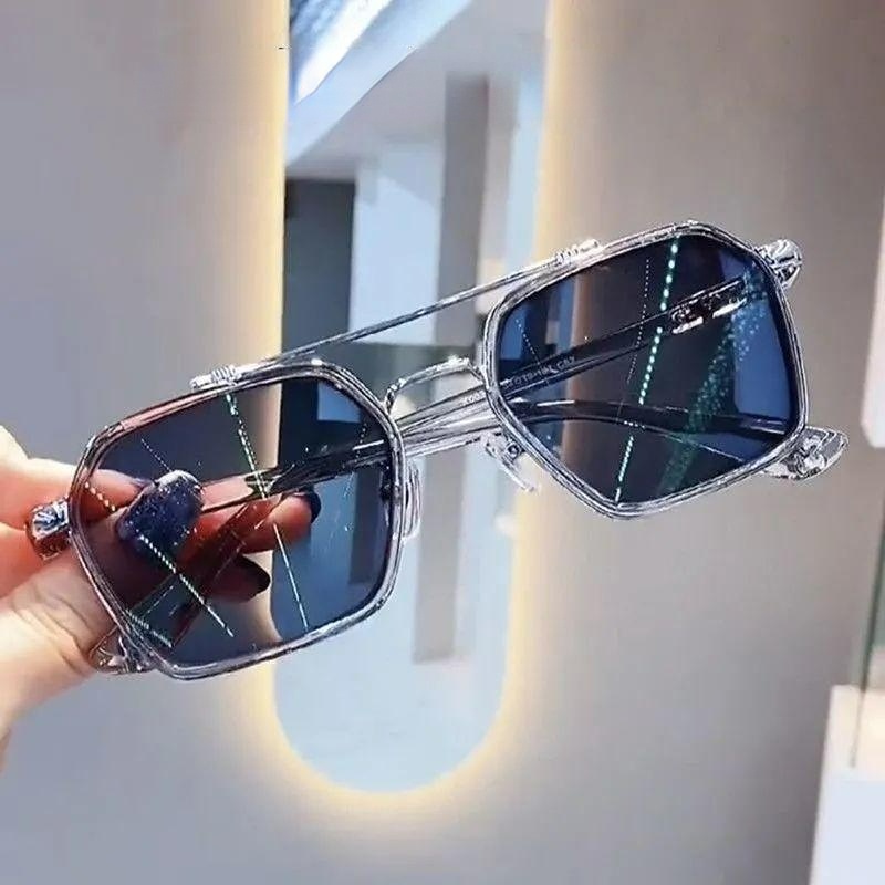 New Explosionproof Induction Color Changing Double Beam Sunglasses For