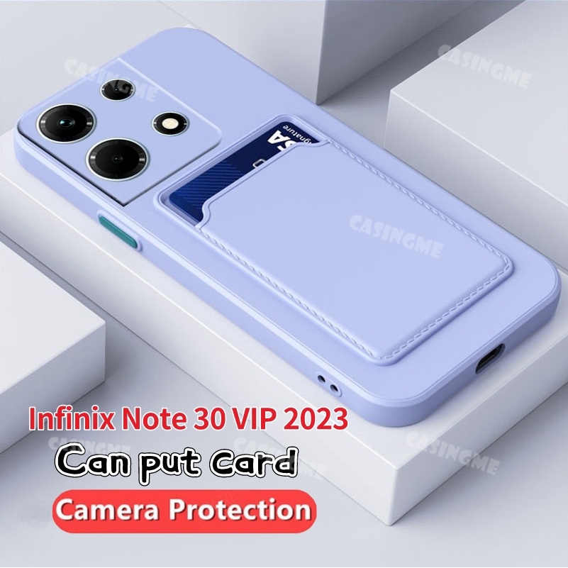 Infinix Note 30 VIP 2023 Casing TPU Silicone Phone Case With Card For ...