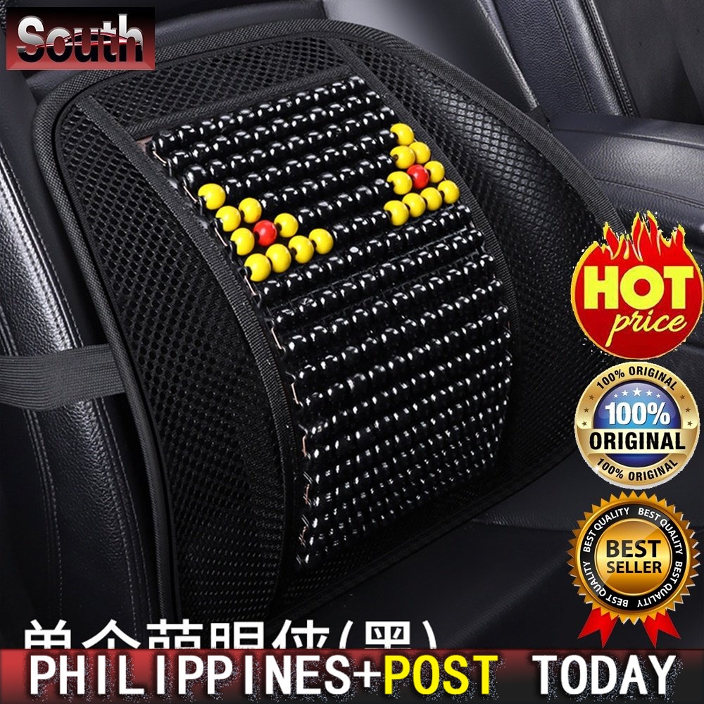 Universal Car Back Support Chair Massage Lumbar Support Waist Cushion Mesh Ventilate Cushion Pad