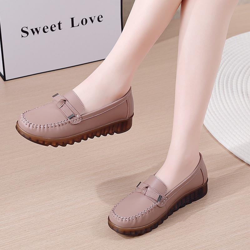 Women's Fashion Shoes Korean casual women's shoes Commuter Flat Shoes ...