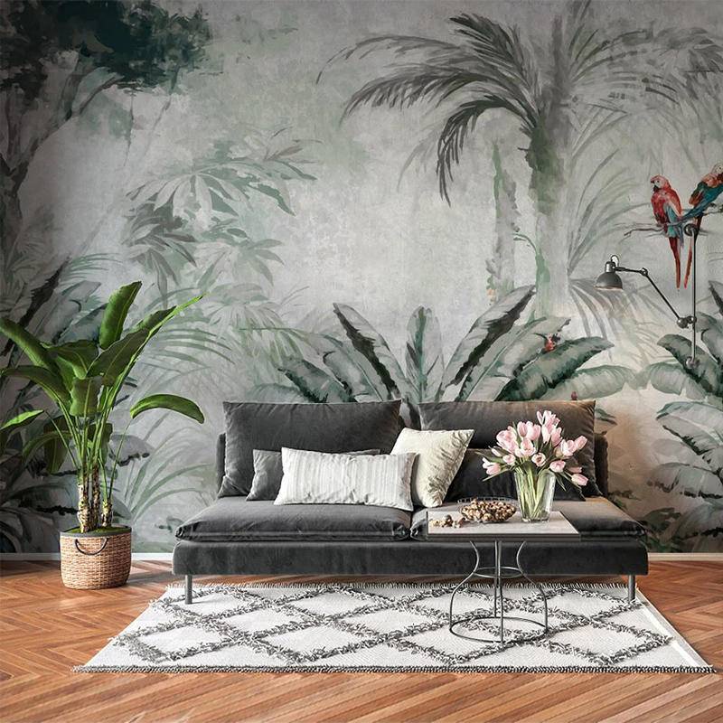Custom Tropical Wall Wallpaper Home Decor Murals Wallpaper sticker