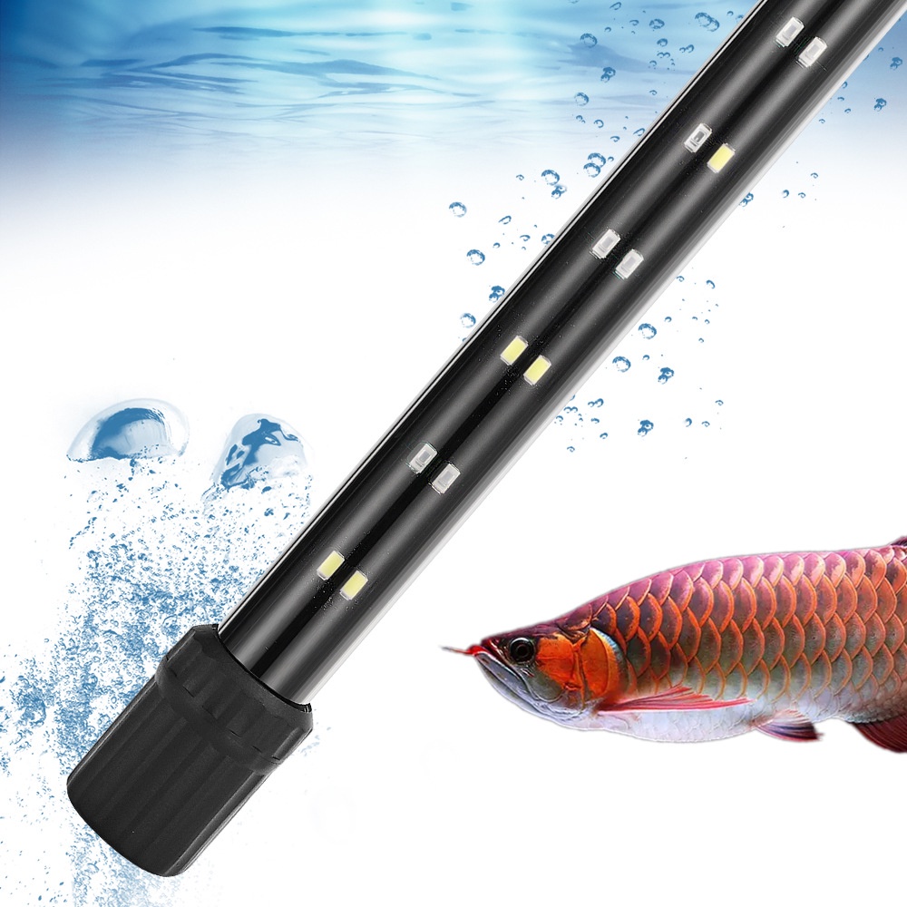 LED Aquarium Submersible Waterproof Three Color Change Fish Tank Lights ...