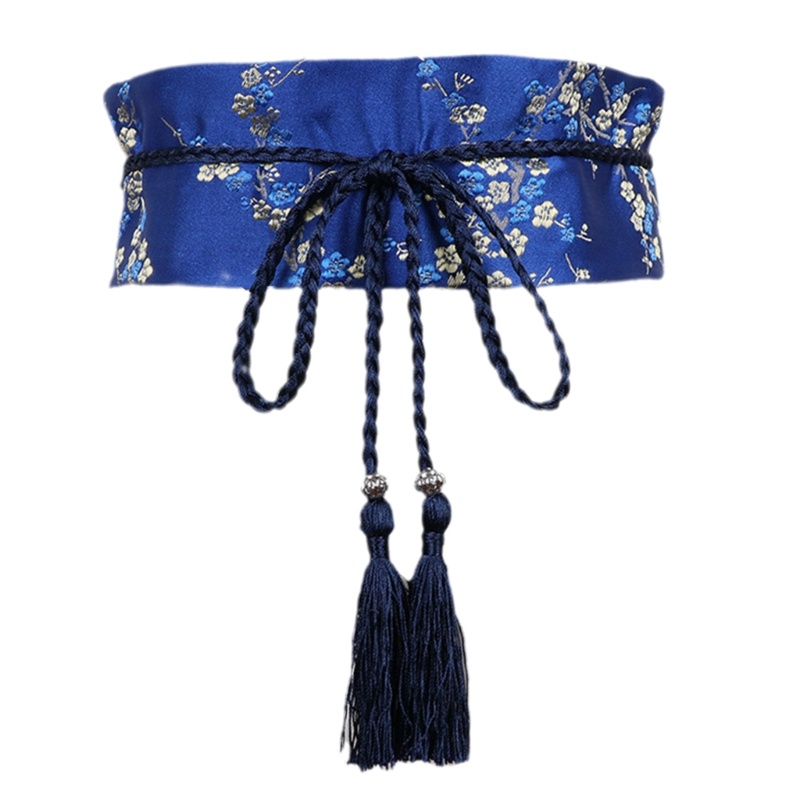 xiangbao Vintage Hanfu Girdle Belt Chinese Elegant Tie Belt for Wrap
