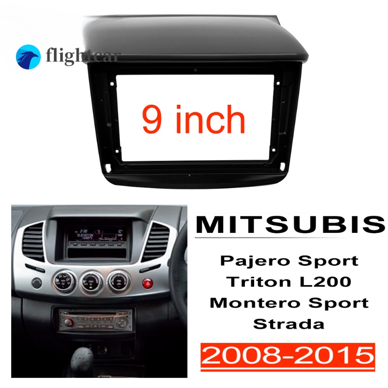Flightcar 9 Inch Radio Frame Android Head Unit Fascia Stereo 2din Panel ...