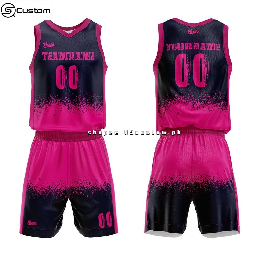 Shop pink full sublimation basketball jersey for Sale on Shopee