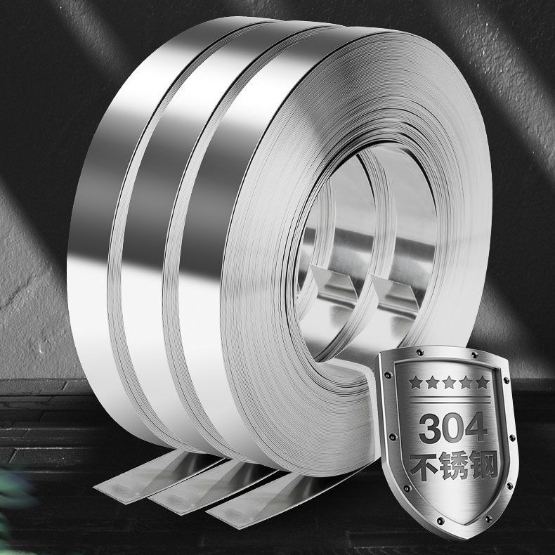 201/304 Stainless Steel Ribbon Disc Strap Packing Tape Sign Metal ...