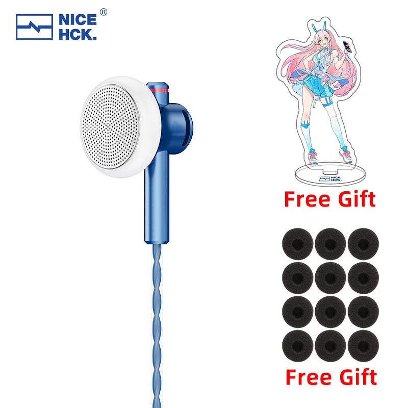 NiceHCK EB2S PRO HIFI Wired Microphone Earphone 15.4mm Dynamic Unit ...