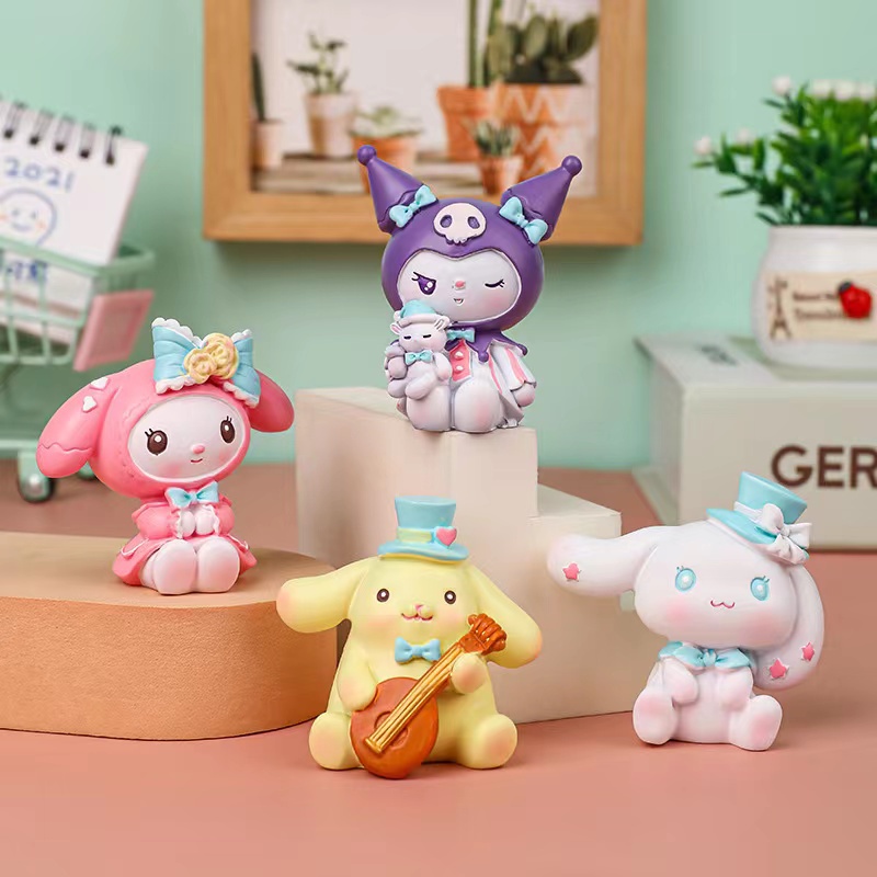 Party Angel Cheek Blind Box Car Ornament - Handmade Anime Doll