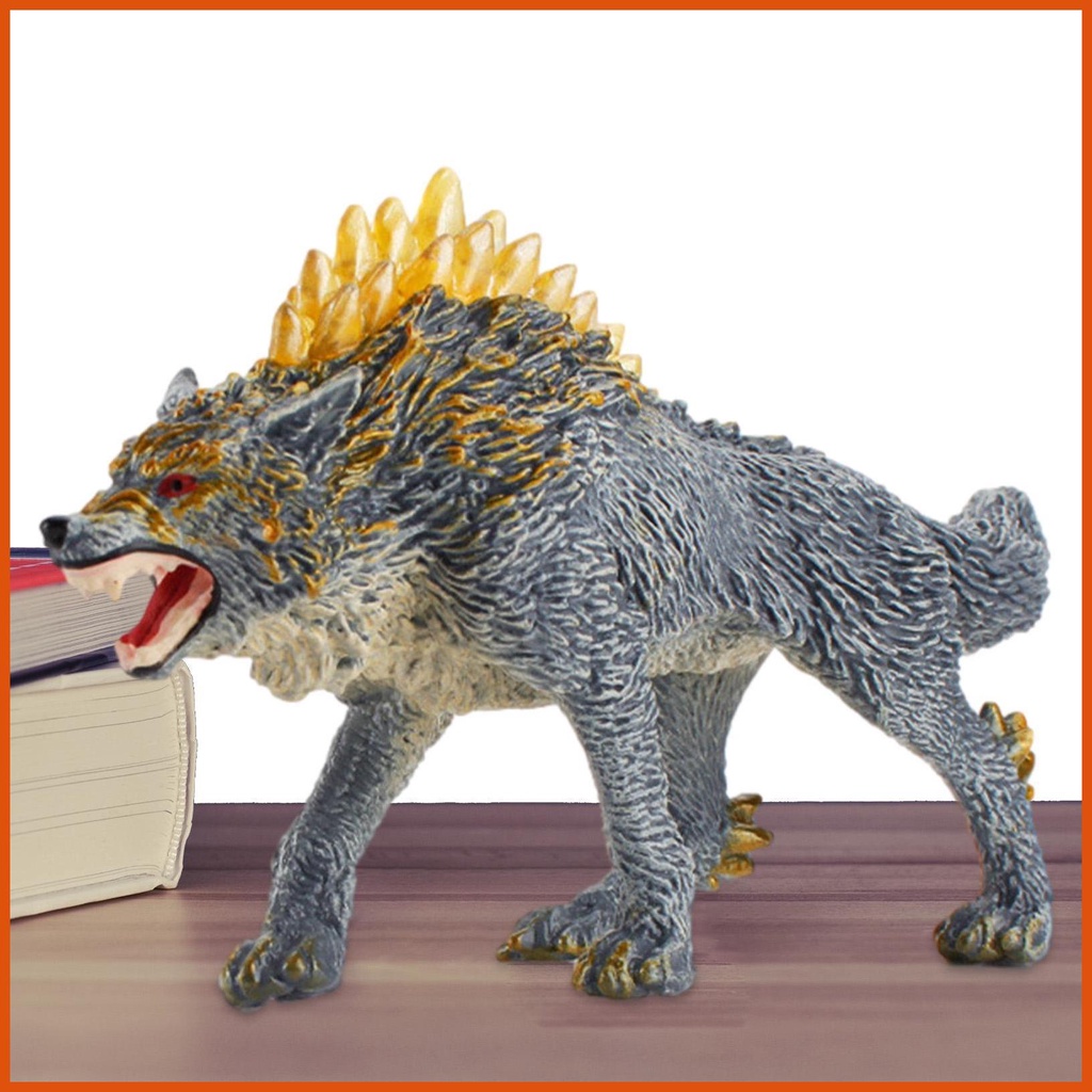 Snow Wolf Figure Simulation Wolf Toy Animal Action Model Desert Animals ...