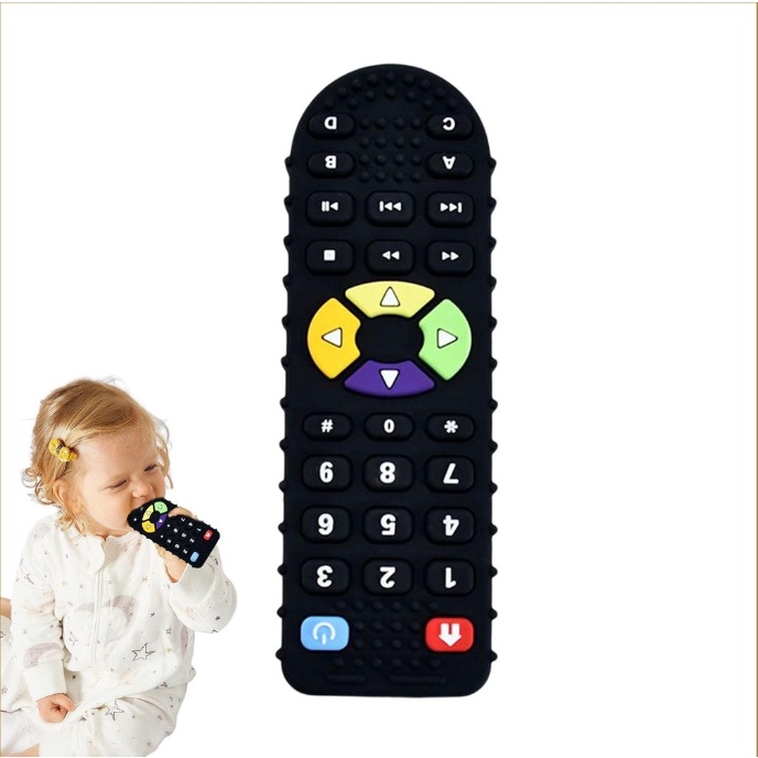 Remote Control Teether Toy Cute Kids Silicone Kids Teether Silicone