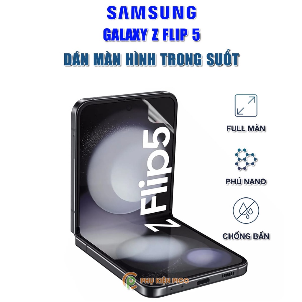 PPF Sticker for Samsung Galaxy Z Flip 5 - 5G, Front + Back + Hinge ...
