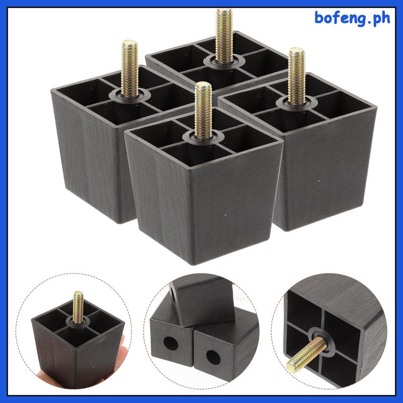 bofeng Plastic Sofa Feet Desk Legs Square Table Rubber Furniture