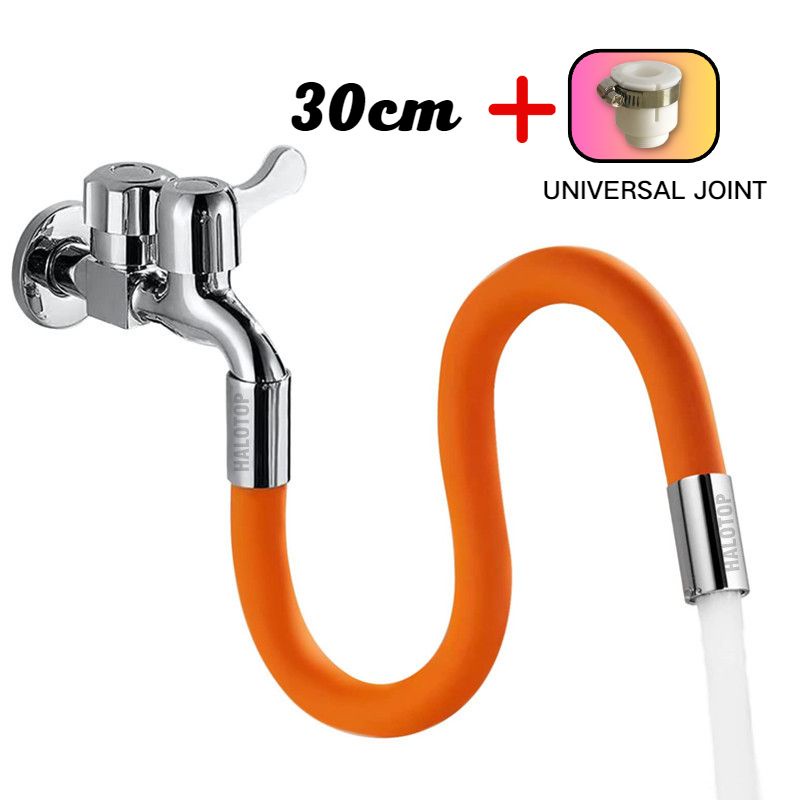 Kitchen Faucet Extension Hose Bathroom 360° Rotation Bending Faucet