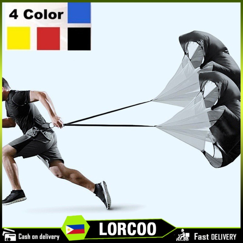 Tioamy Speed Resistance Ombrello Training Paracadute Running Umbrella - copertina