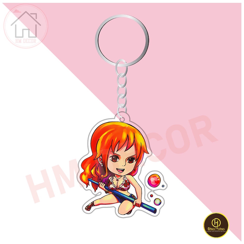 Accessories One Piece anime Character Keychains One Piece Pirate Island