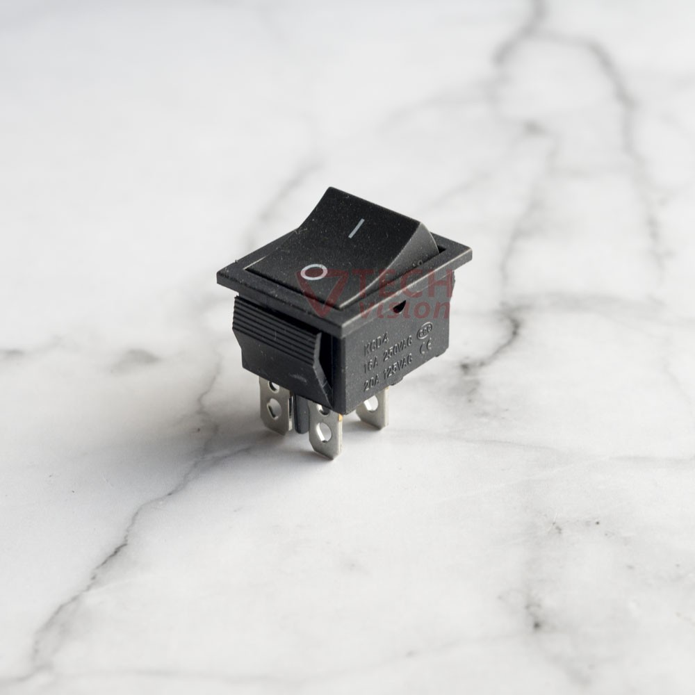 Rocker Switch Big Black 4 Pin Foot On Off Switch 4Pin Power | Shopee ...
