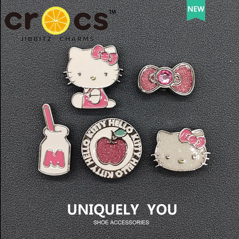 metal jibbitz crocs charms hello kitty Shoe Buckle Hole Accessories