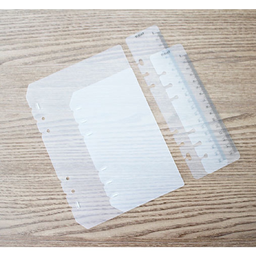 6 Binder Refillable Inserts - Matte Divider & Today Ruler Set | Shopee ...