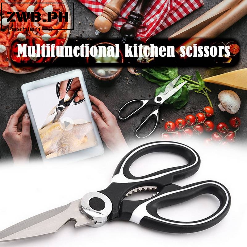 ZWB Kitchen Scissors Tool Multifunctional Stainless Steel Cut Meat ...