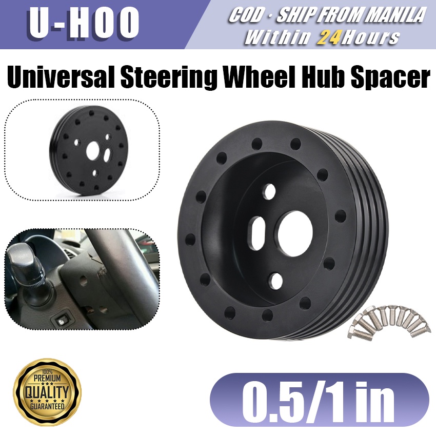 1/2" Steering Wheel Spacer Kit For 3 Hole Steering Wheel To 6 Hole Adapter 84052