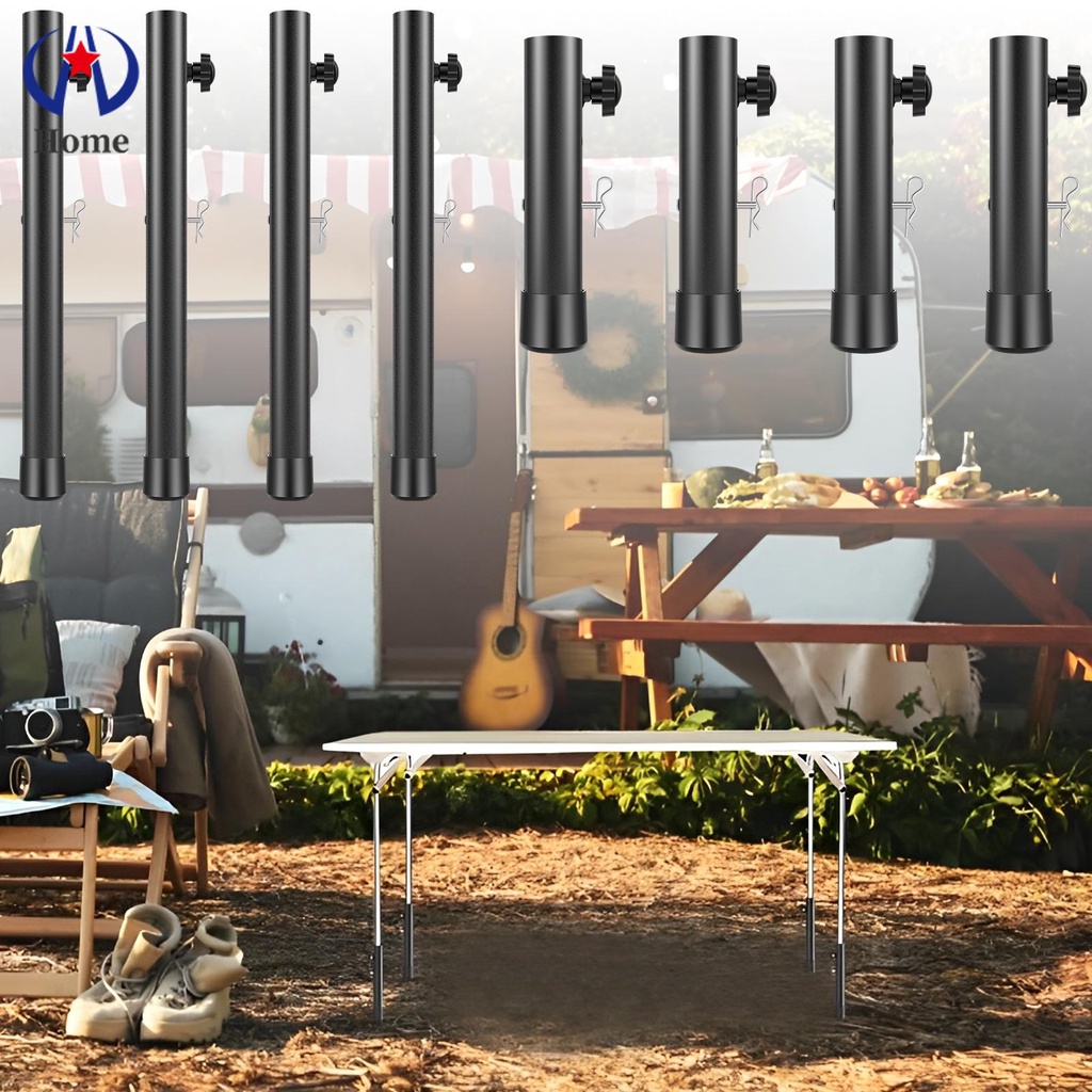 4Pcs Folding Table Leg Extenders Heavy Duty Steel Folding Table Leg