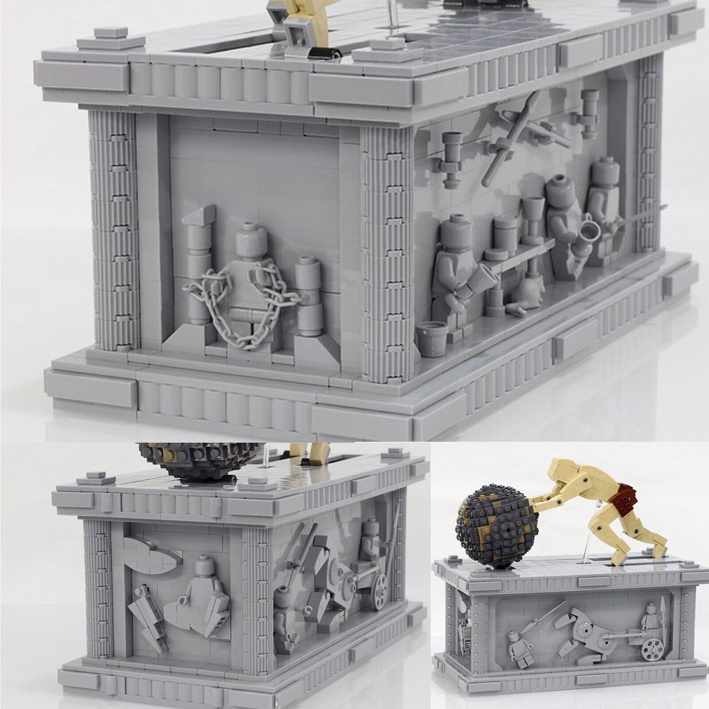MOC 13424 Sisyphus Automata Pushing Stone Motorized Sculpture Model with Power Functions for Collection 100 Compatible with LEGO Brand New and High Quality Shopee Philippines