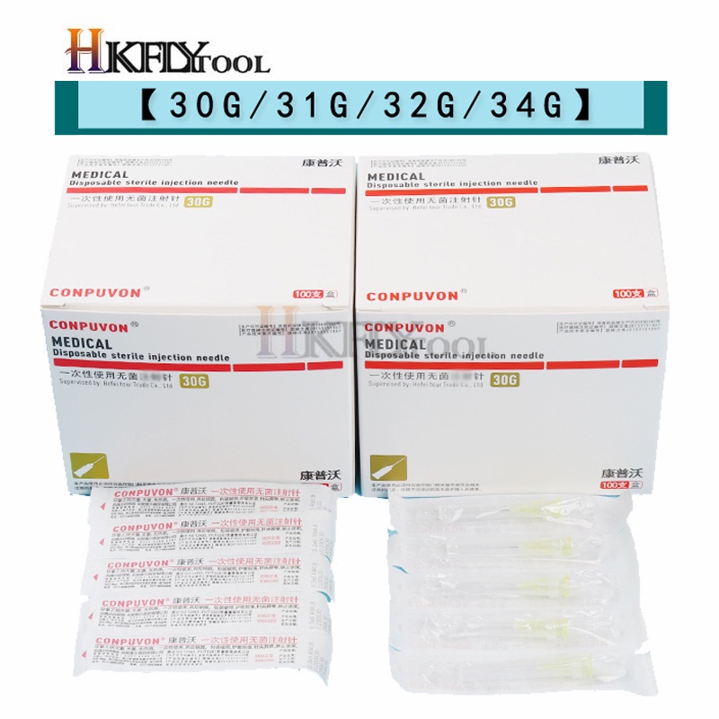 32G 34G needle Piercing Transparent Syringe Injection glue Clear Tip