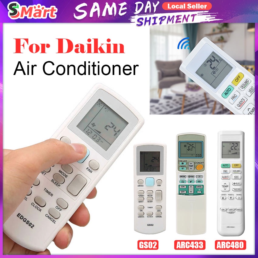 【In Stock】Remote Control Conditioner Air Conditioning for DAIKIN ARC480 ...