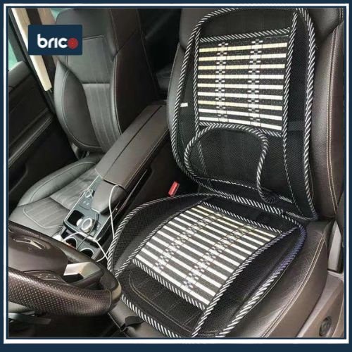 Brico Mesh Lumbar Lower Back Support Car Seat Chair Cushion Pad