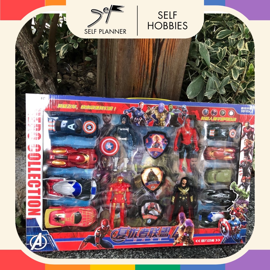 Mh04 Superhero Model 4 Toy Box Marvel MH04 Thunder God Thor Spider Man