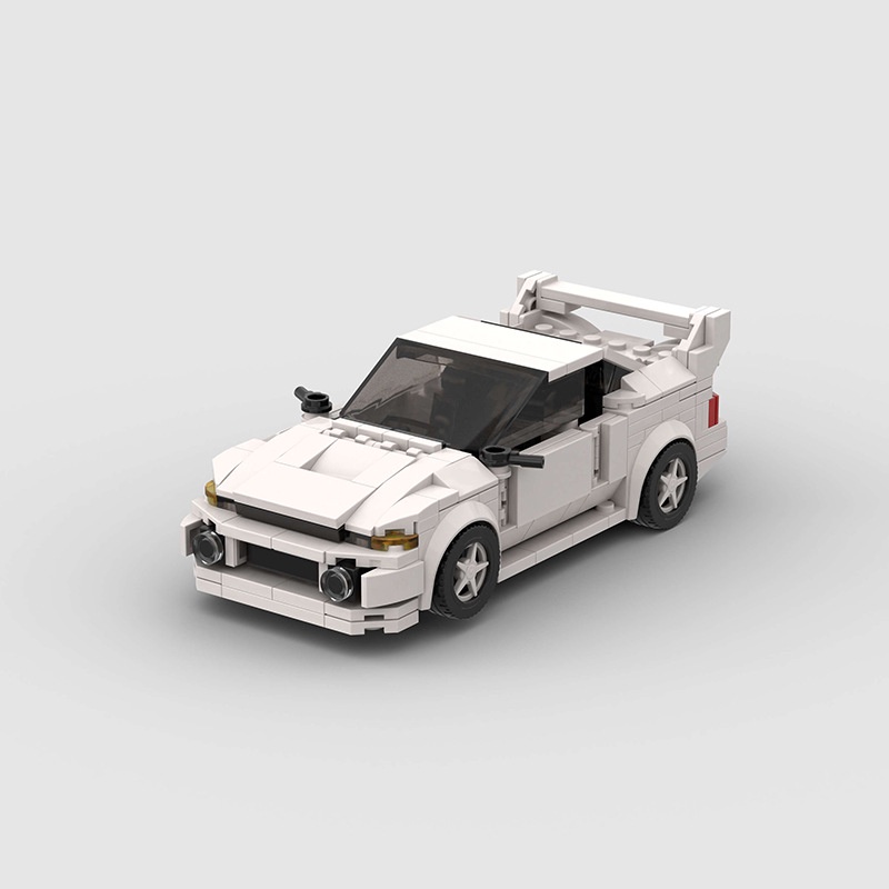 MOC Mitsubishi Lancer Evo V Super Sports Cars Building Blocks Bricks ...