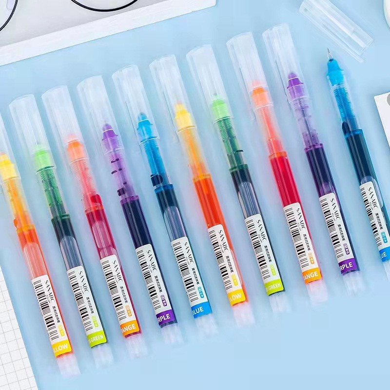 13 Colors Gel Pen 0.5mm Colorful Roller Pen Blue Black Colors Dry Fast ...