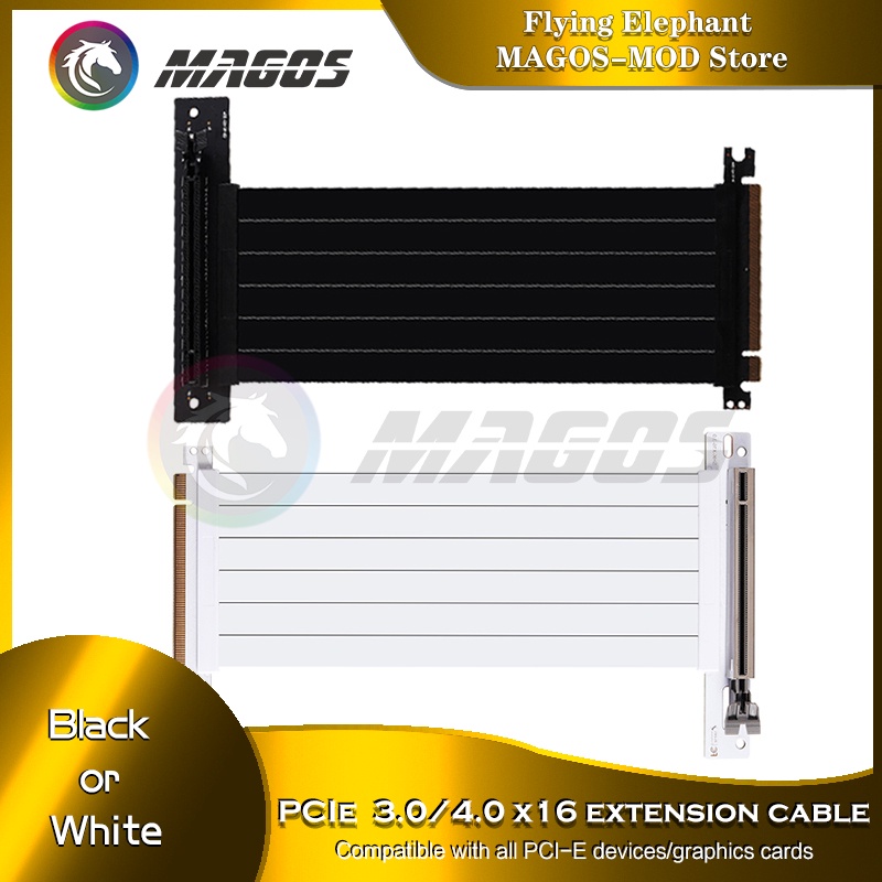 Full Speed 3.0 4.0 PCIE X16 Riser Cable Graphics Card Extension Cable ...