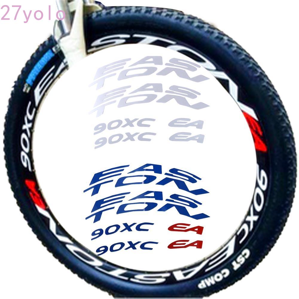 YOLO Bike Accessories Bike Wheel Rims Cycling Bicycle Rim Decals