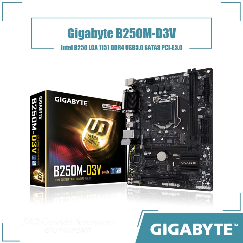 [New] Gigabyte B250MD3V Motherboard Intel B250 Socket LGA 1151 DDR4